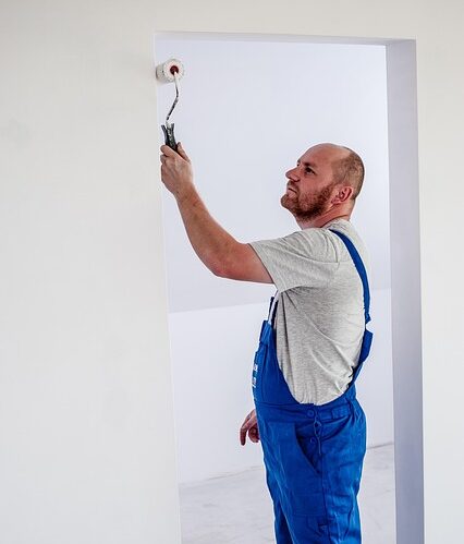 painter, painting, employee, building, worker, the construction of the house, repair of apartments, to repair, paint, build, color, white, repair, brush, roller, the colors, paints, work, painter, painter, painter, painter, painter